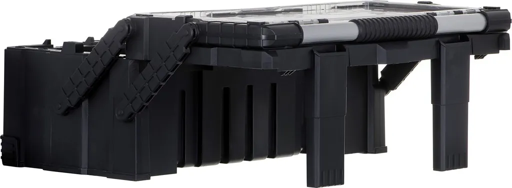 Mallette outils Cantilever Keter 22 avec couvercle transparent robuste - 12
