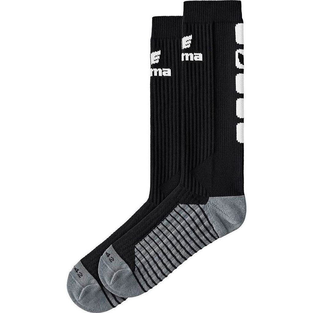 Erima Classic 5-C Socken Lang - Schwarz / Weiß