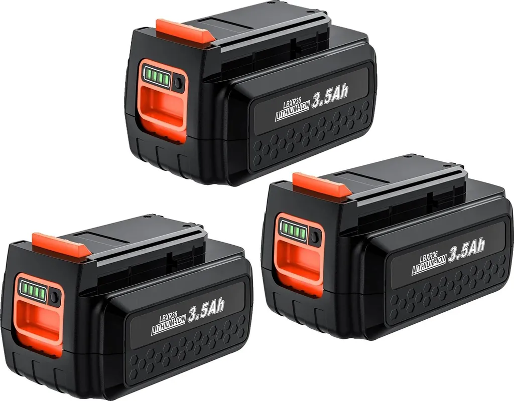 Batterie de rechange 3500mAh compatible BLACK & DECKER - Lot de 3