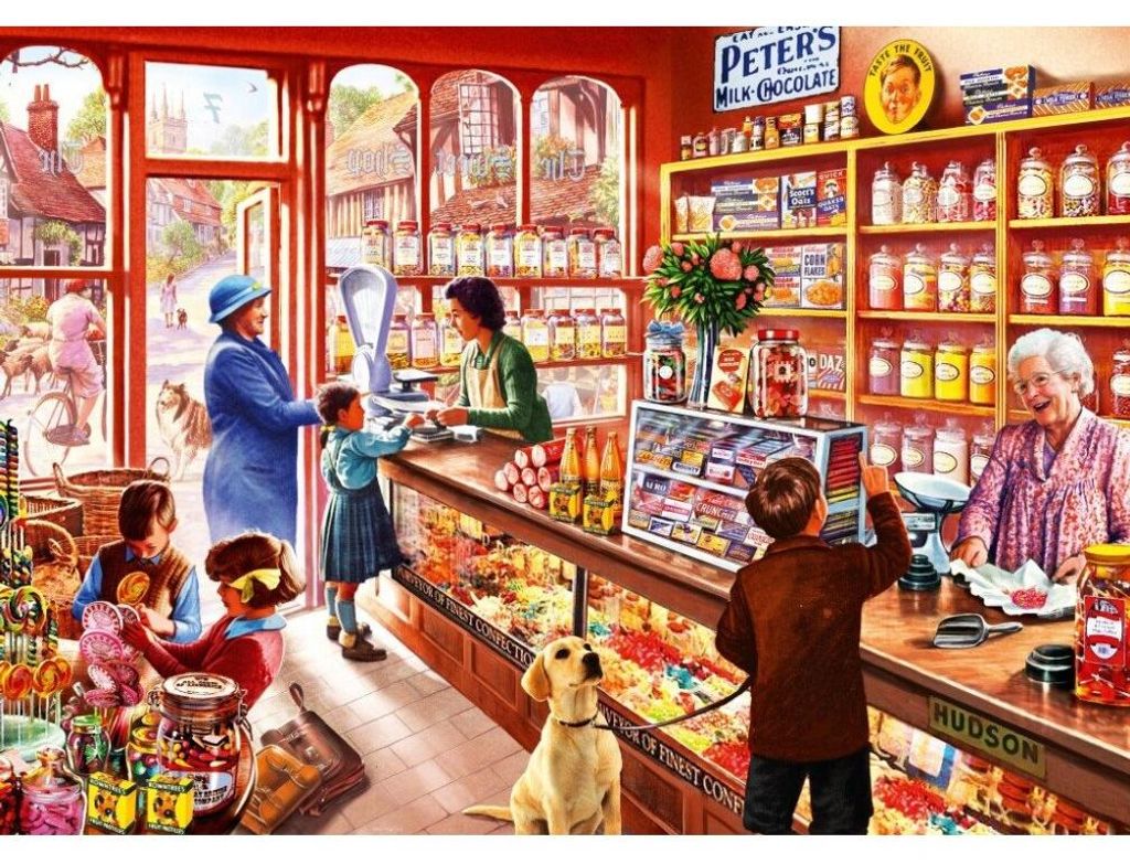 Bluebird Puzzle Sweetshop - Puzzle 500 Teile Karton