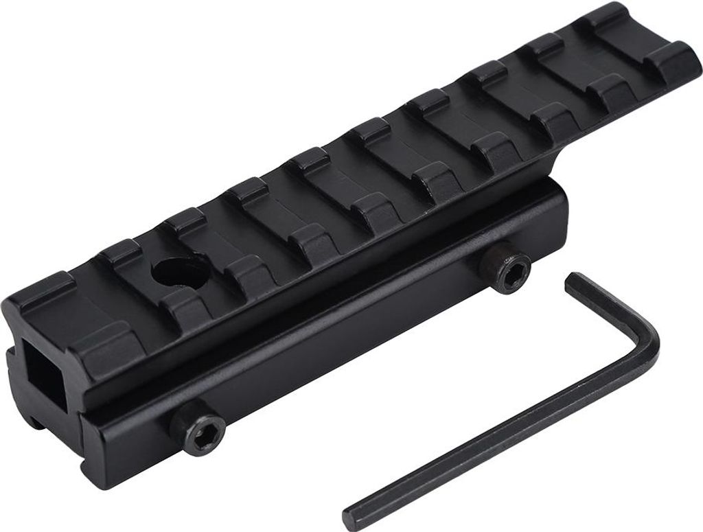 Schwalbenschwanzverlängerung 11 mm bis 20 mm Picatinny Rail Adapter Rifle Scope Mount Converter