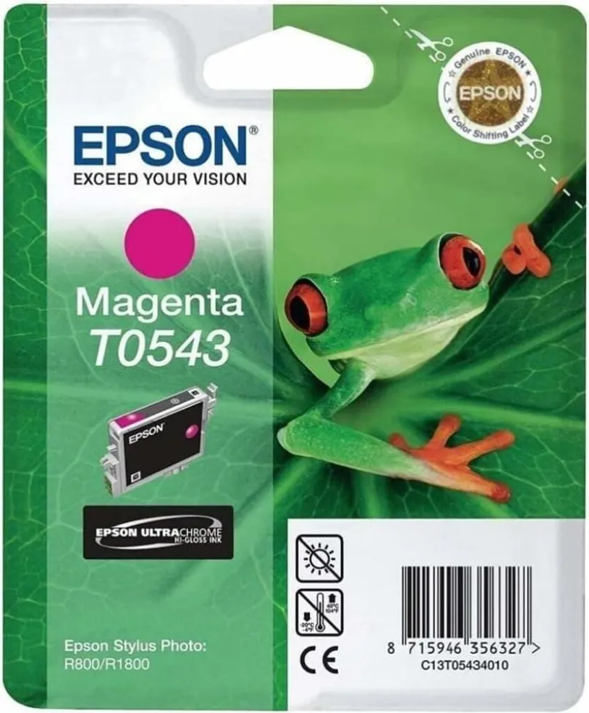 Cartuccia Epson T0543 Magenta Originale | Per Stampe Fotografiche Professionali