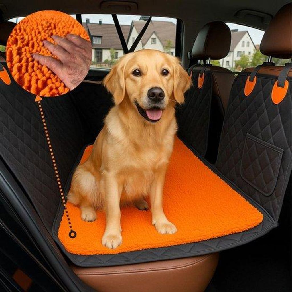Hundedecke, Autohinterbank, robuster Boden mit Abdeckmatte, abnehmbarer Hundekorb, große Hunde, Autositzdecke, Kofferraum, Autohinterdecke, Hundeb...