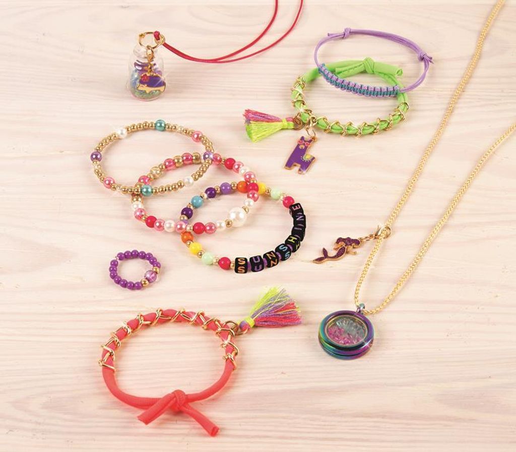 Make It Real Hänger-Set – DIY Schmuck Mit Schaumstoff-Anhängern, Für Teens, Inkl. Perlen & Schnur