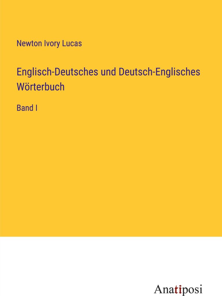 Englisch-Deutsches und Deutsch-Englisches Wörterbuch