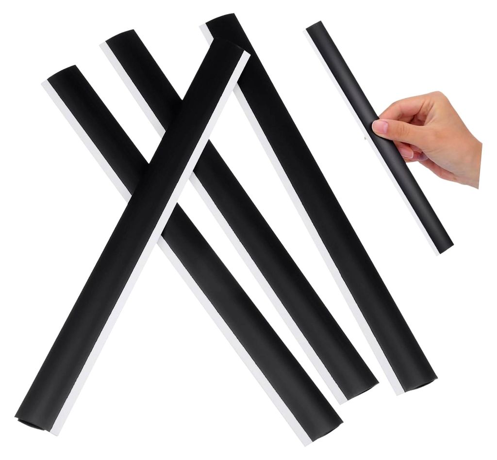 4-teiliges Ersatzlippen-Set für Kehrschaufeln und Staubpanen, geeignet für verschiedene Reinigungswerkzeuge
