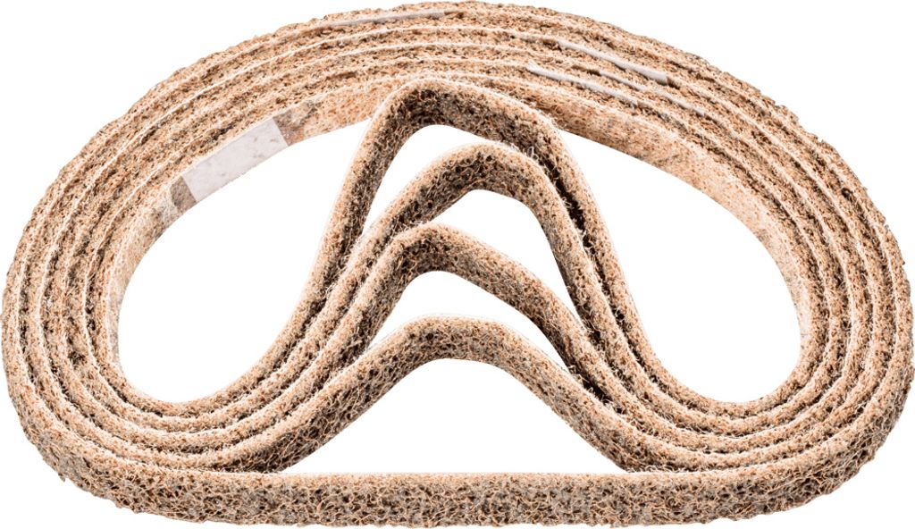 PFERD TOOLS Vlies Schleifband VB 12x520mm A100 G für Feinschliff und Finish mit Bandschleifer