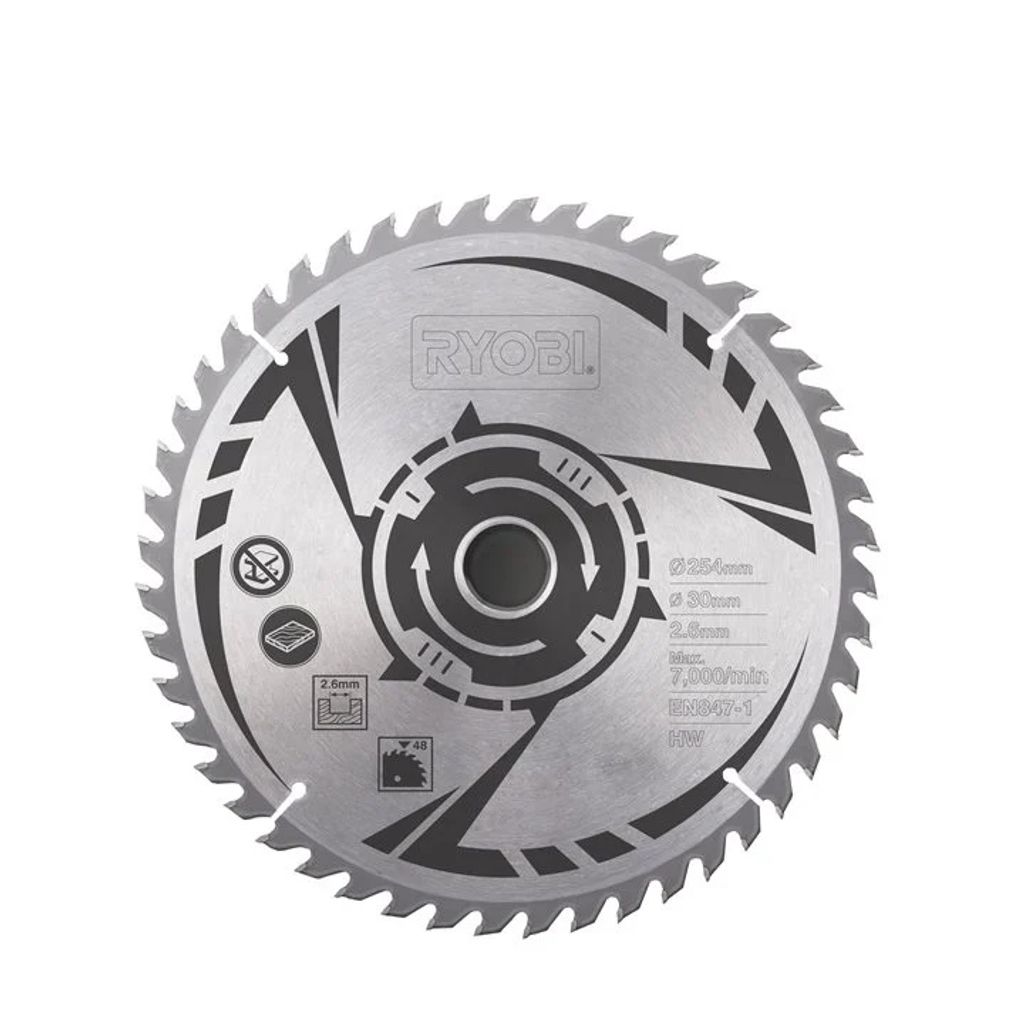 Ryobi SB254T48A1 Pokosový pilový kotouč Ø 254 mm 30 mm 2,6 Obrázek produktu 