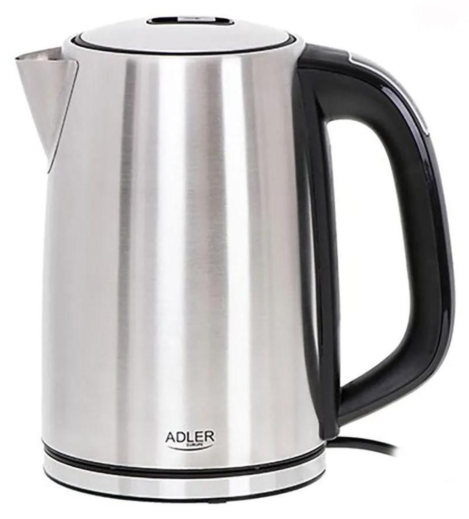 Adler AD 1340, 1,7 l, 2200 W, Schwarz, Silber, Stahl, Produktbild 