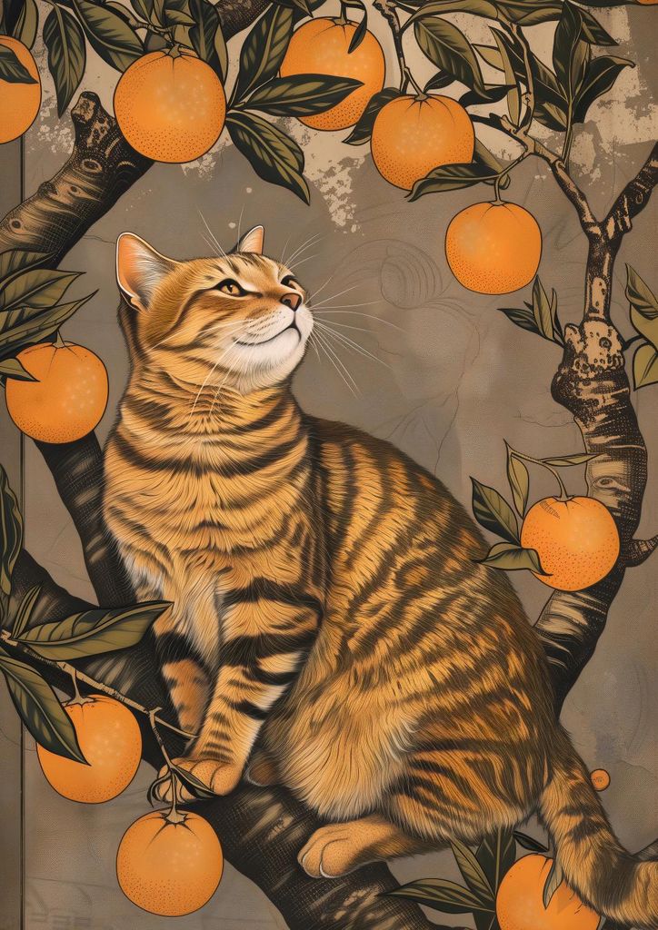 Plakat 21x29,7cm Wo mit diesen Pfoten