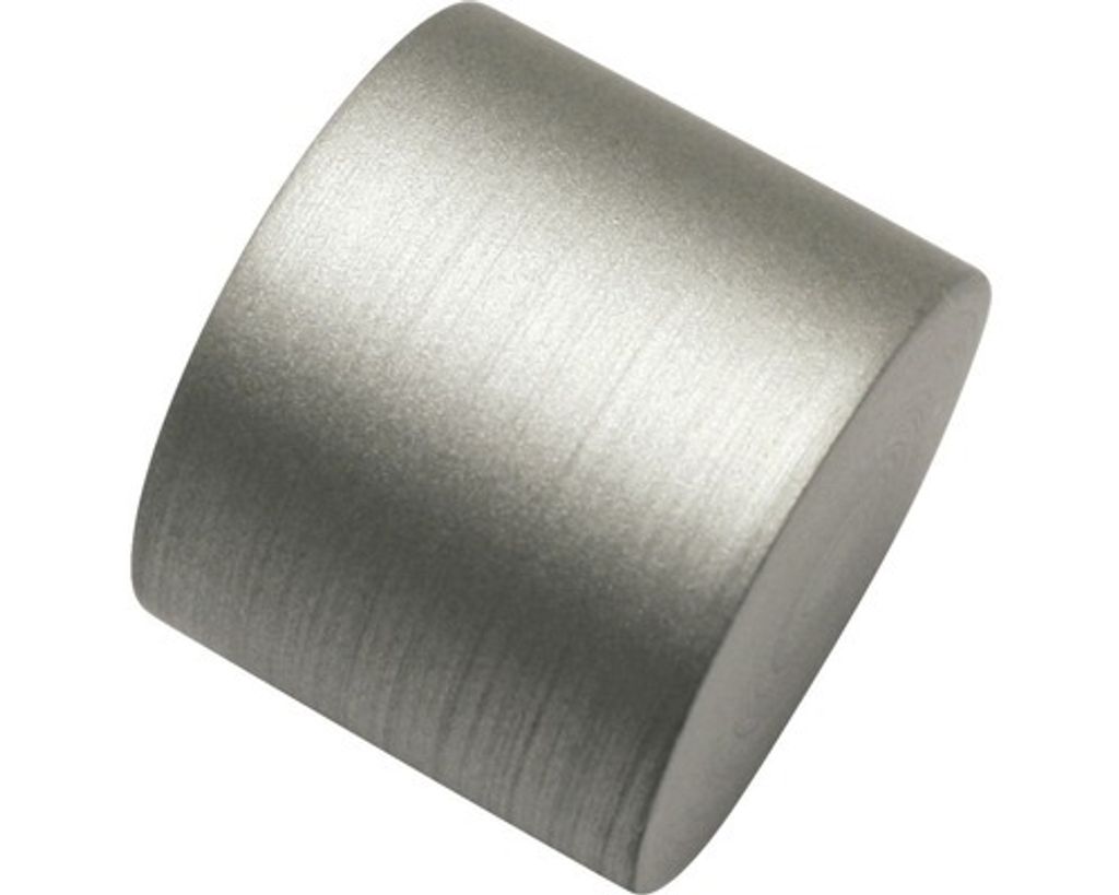 Gardinia Endkappe für Ø 19 mm silber 2,0 cm
