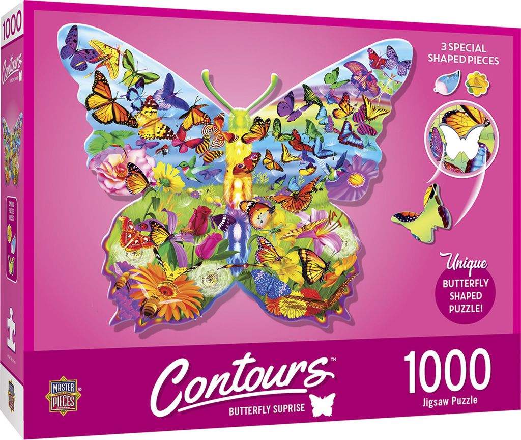 MASTERPIECES Surprise Schmetterling Puzzle 1000 Teile