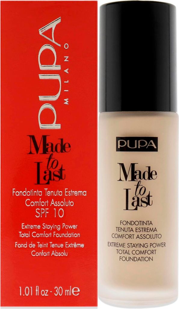 Fond de teint Pupa Made To Last Total Comfort Foundation Image du produit 
