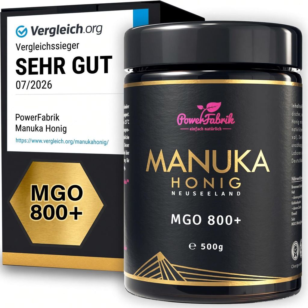 Manuka Honig | MGO 800+ | 500 g | HALAL | Das ORIGINAL aus Produktbild  KI-generiertes Bild