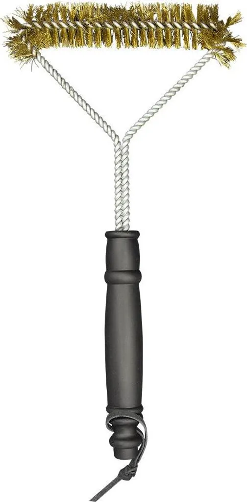 Brosse de nettoyage barbecue LISA avec grattoir et poils en acier