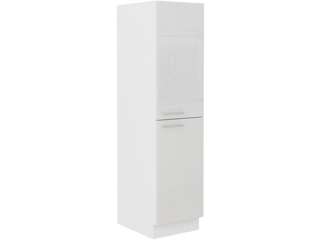Hoher Schrank LAJLA – Breite 30 cm, weiß