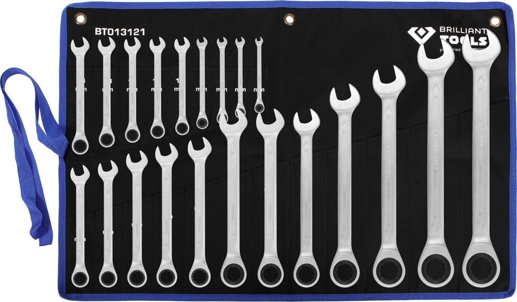 Brilliant Tools Ratschenringschlüssel-Satz, 21-tlg., 6 - 32 mm
