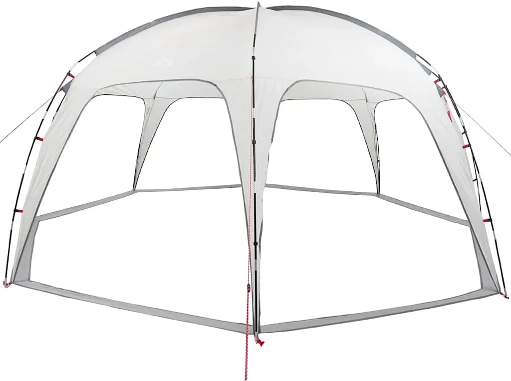 Tente de réception grise imperméable pour grand banquet de jardin