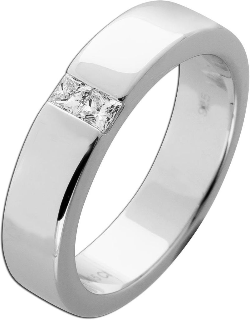 Diamant Ring Silber 925 Lab Grown Diamanten 0.15ct 19