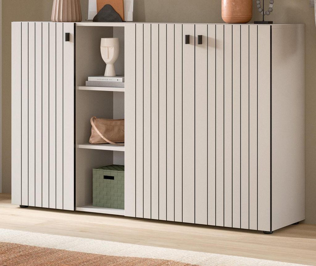 Flurkommode "Loreno" in Kaschmir Schuhschrank 150 x 96 cm