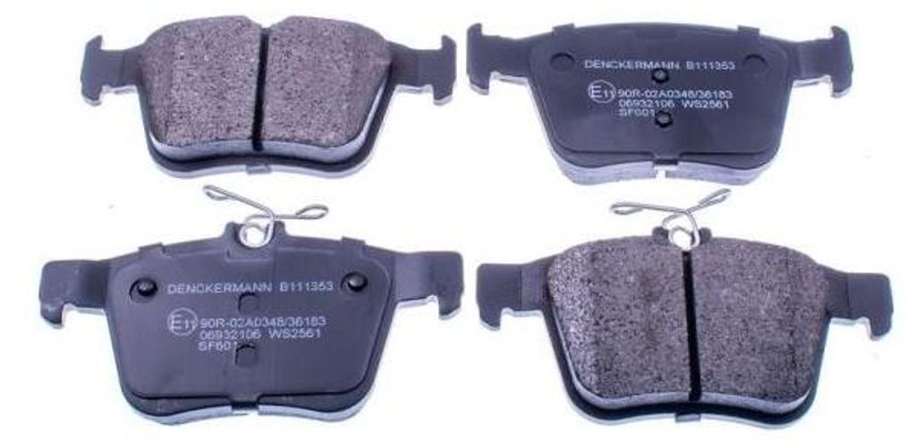 EBG Bremsbeläge hinten 3Q0 698 451 Audi Seat Škoda 3Q0698451F 3Q0698451B