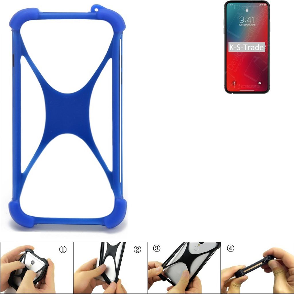 K-S-Trade Handy Hülle kompatibel mit Apple iPhone 12 Pro Silikon Schutzhülle Cover Case Bumper Silikoncase TPU Softcase Schutz Hülle Smartphone