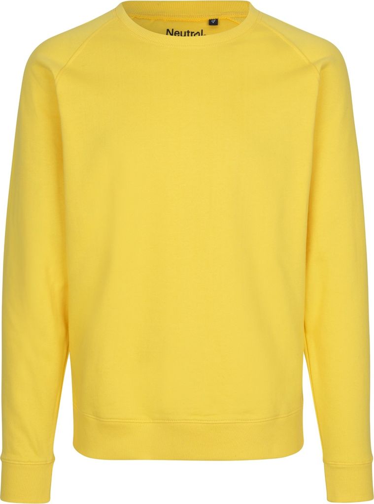 Neutral O63001 | Uni Sweatshirt / 100% Fairtrade-Baumwolle - Farbe: Yellow - Größe: XS