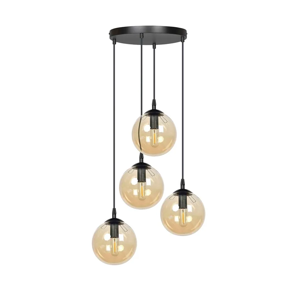 Éclairage Puissant pour Pièce Sombre Lustre COSMO 4x40W E14