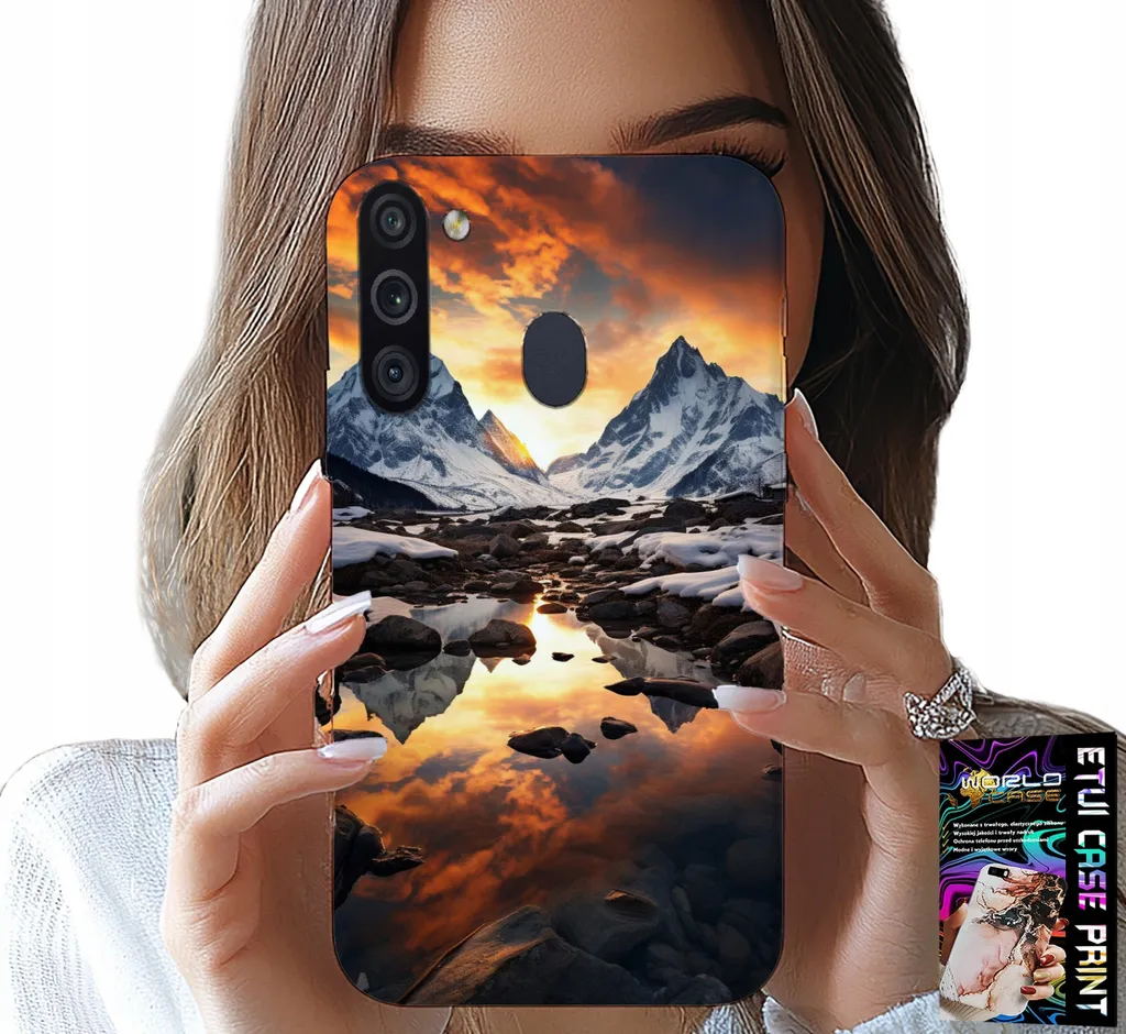 Cover Samsung A21 Everest Style + Film Omaggio - Look da Scalatore