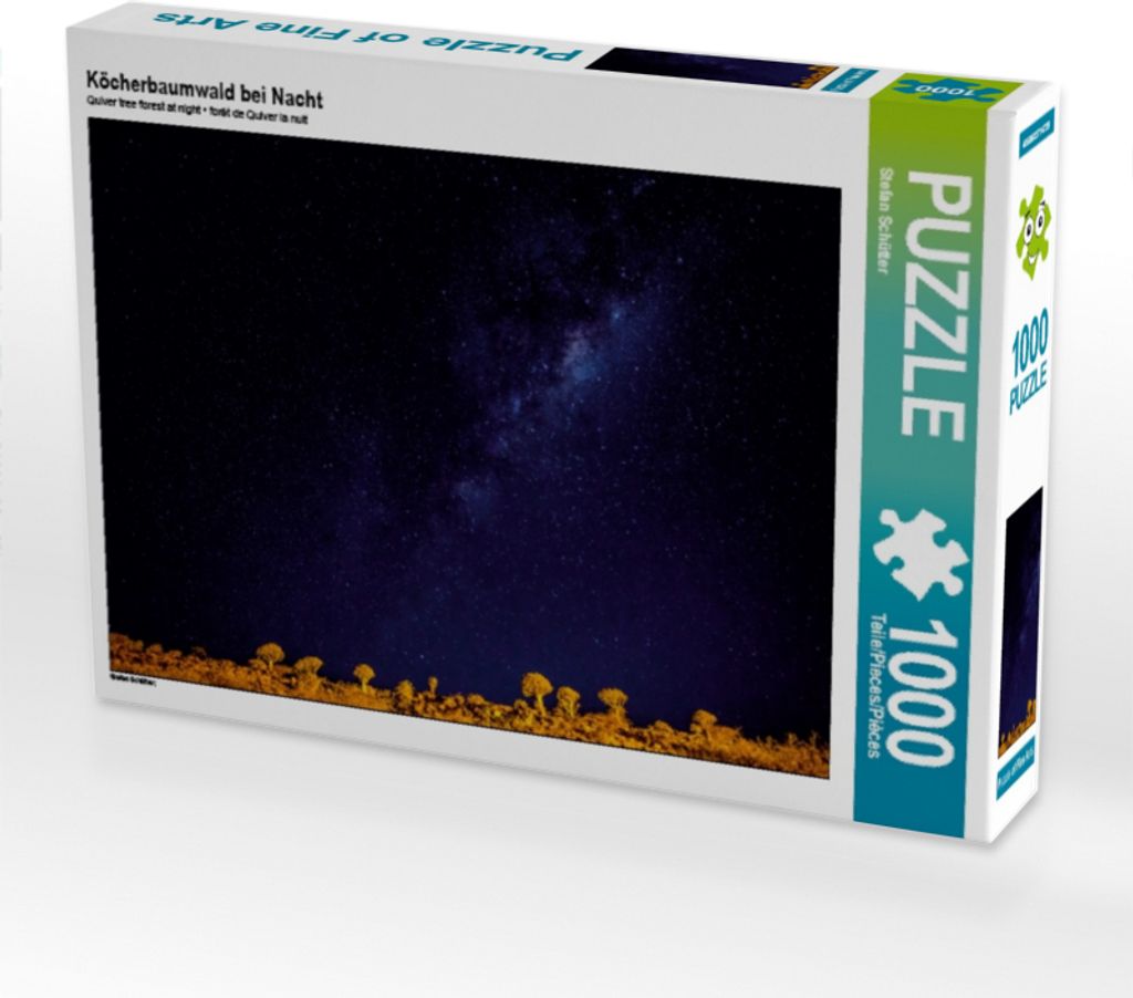 Calvendo Köcherbaumwald bei Nacht 1000 Teile Puzzle quer 640x480mm, Schütter Stefan; 7349673
