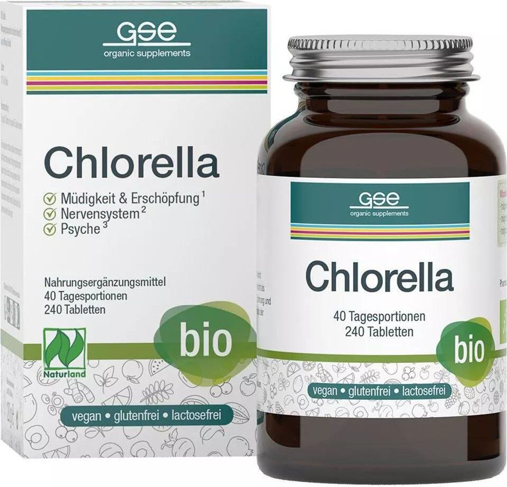 Clorella biologica - 240 compresse 120g Immagine del prodotto 