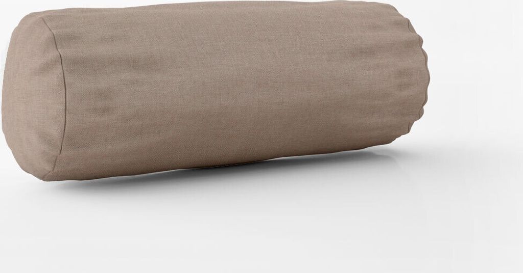 SCHÖNER LEBEN. Kissenhülle Outdoor uni taupe div. Größen Größe 15x40cm (ØxB) Nackenrolle 15x40cm (ØxB) Nackenrolle Größe
