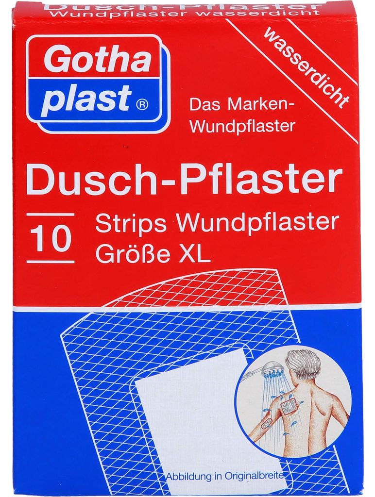 GOTHAPLAST Duschpflaster XL 48x70 mm