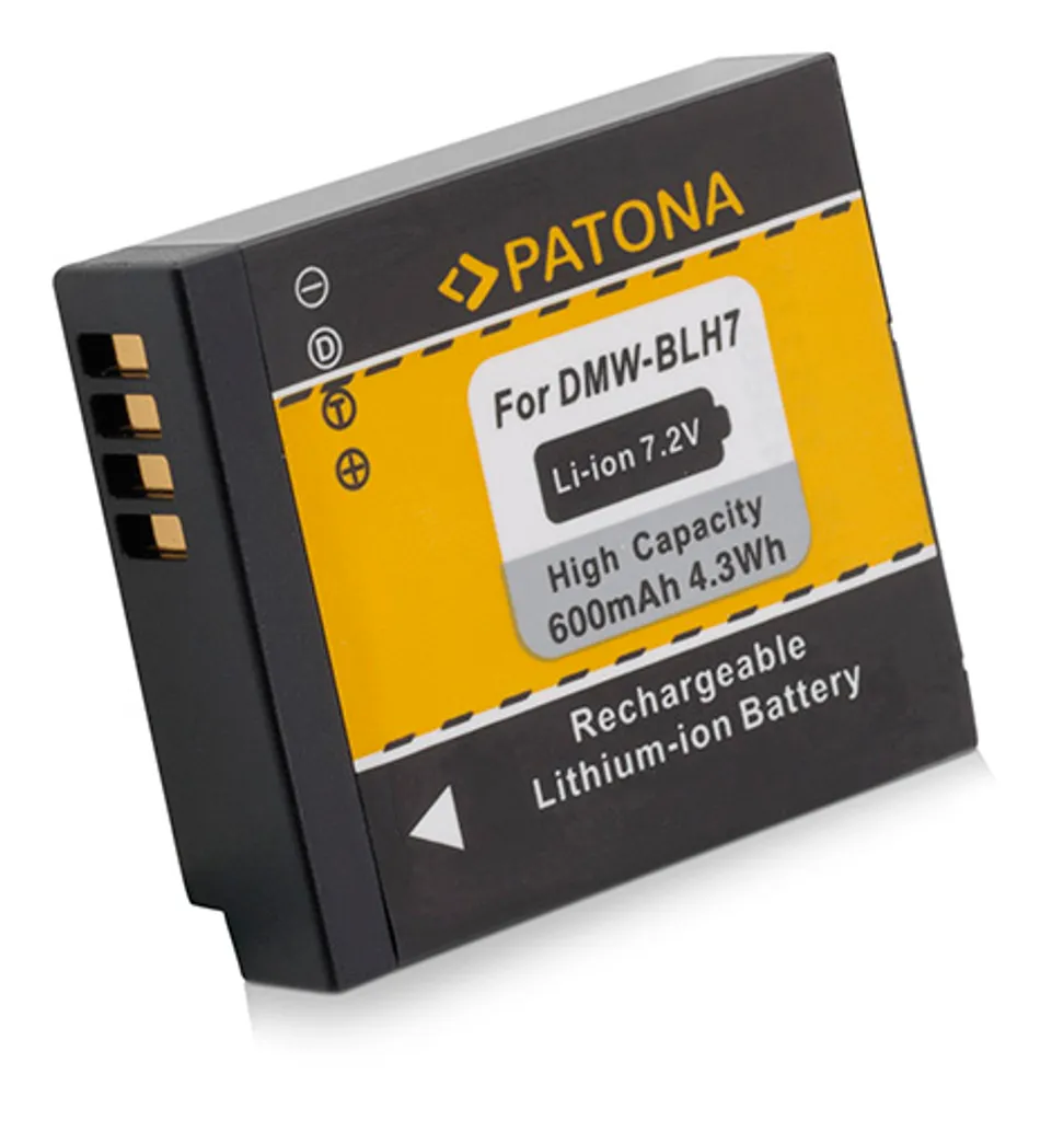 Batteria Panasonic DMW-BLH7E Originale 680mAh per Lumix GM1 GM5 LX15