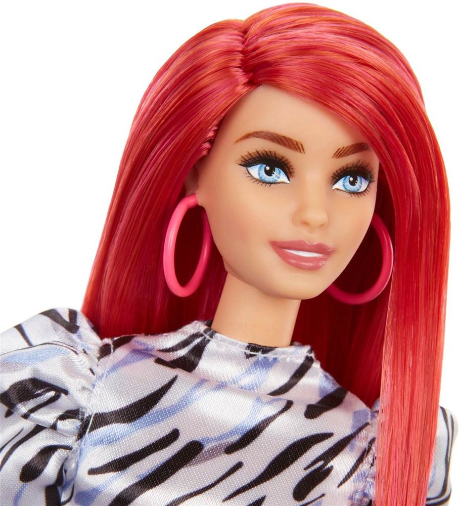 Barbie Fashionistas Puppe (rothaarig) im gemusterten Produktbild 7