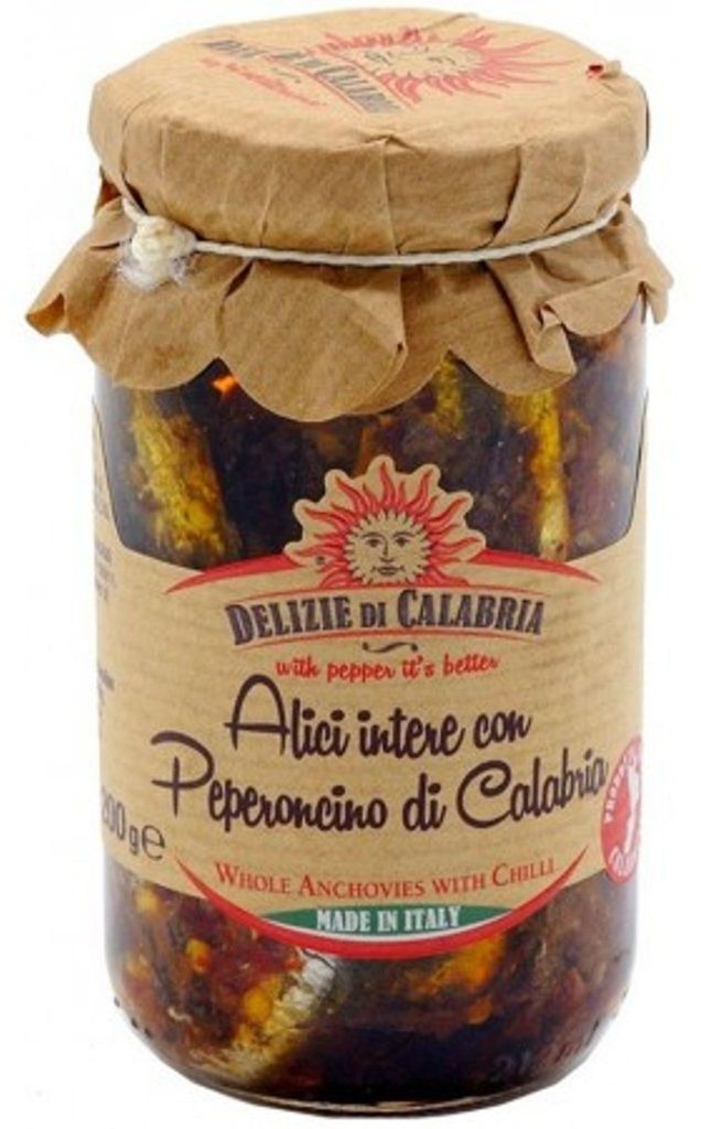 Sardines au piment, spécialité de Calabre, 200 g Image du produit 