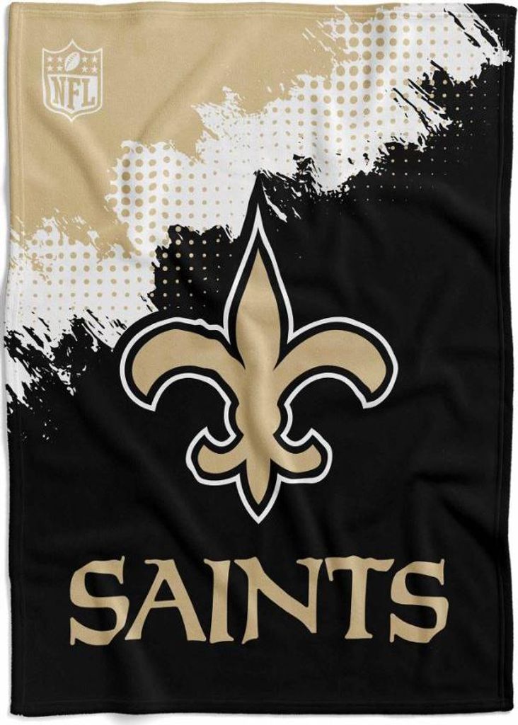 Flannel Decke /Throw "CORNER" New Orleans Saints