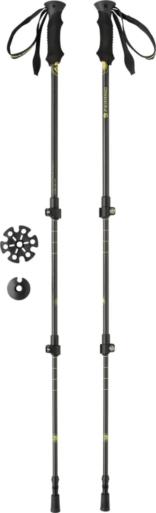 Évitez les Douleurs aux Genoux avec les Bâtons Ferrino Kailash Noirs 60-135 cm