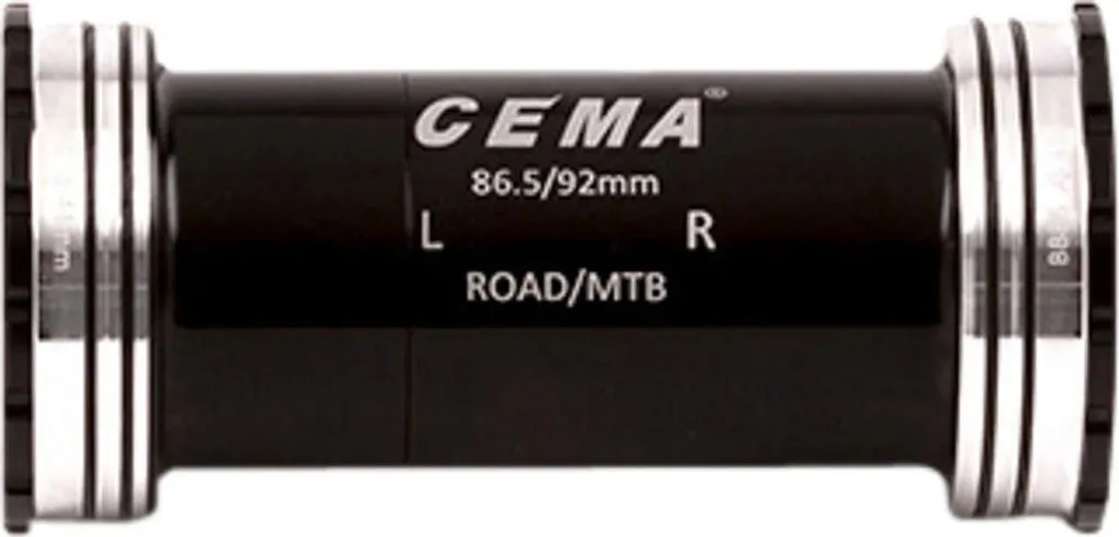 Boîtier de pédalier céramique Cema noir haute fluidité BB86 BB92