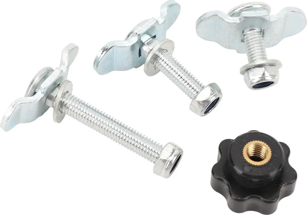 Embout terminal rail aéro filetage simple avec vis de base rotative 360°