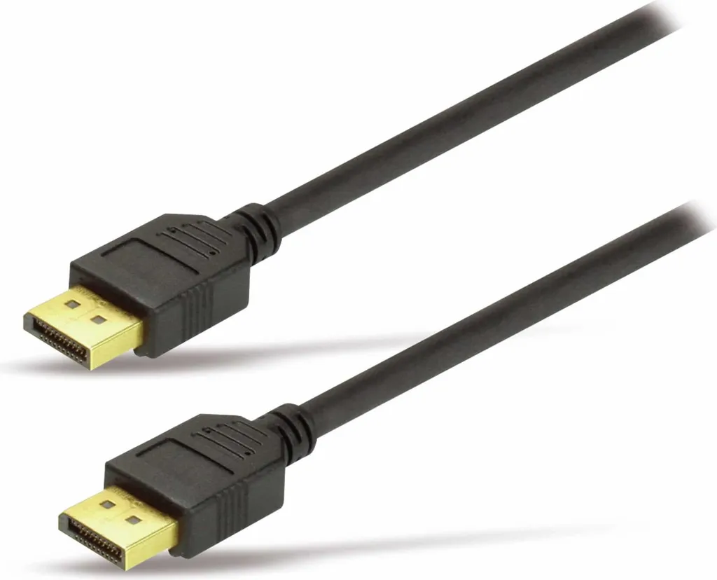 Cavo DisplayPort 3m Professionale con Ganci di Sicurezza - Bulk 20 pin