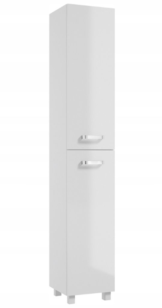 DomoDomo mobile alto in bianco lucido 180x30 cm Mobile da Immagine del prodotto 