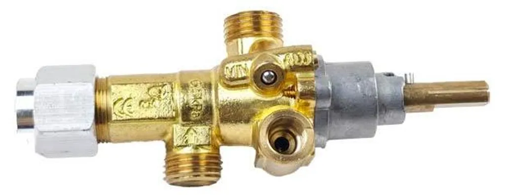 Robinet gaz robuste Type 2 compatible Empero DMG pour grill et four - 5
