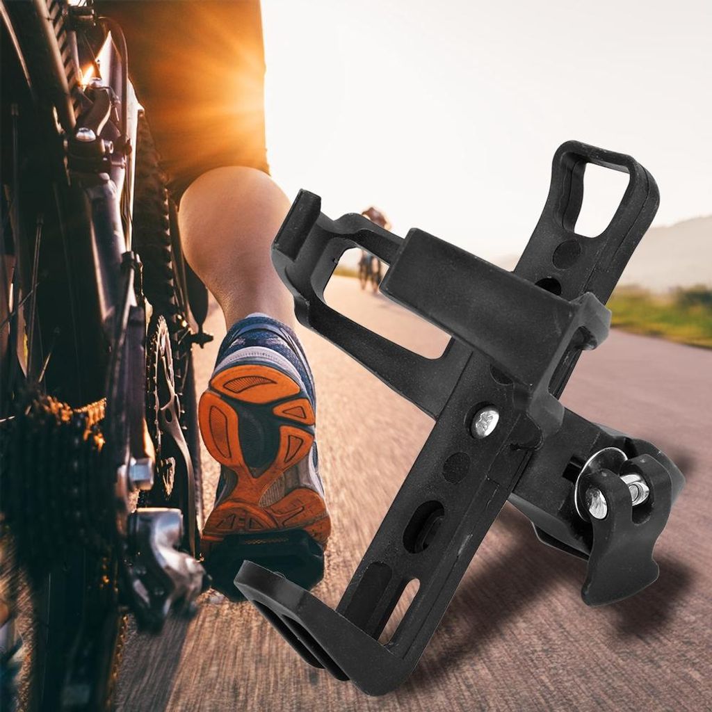 Fahrrad-Wasserflaschenhalter, Fahrrad-Flaschenhalter, Leicht und Tragbar, 5,9 X 2 X 3,1 Zoll, Kunststoff, Stahl, 360 Grad Drehbarer Fahrrad-Wasserf...
