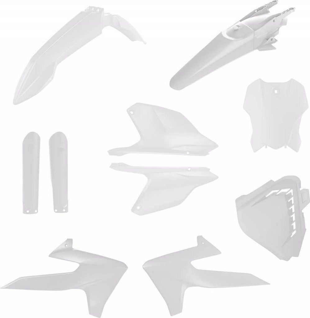 ACERBIS Verkleidungskit 10 Teile Weiß für TRIUMPH TF X