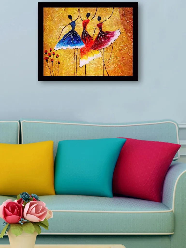 Wallity SC0976 Quadro Moderno 41x56 cm Pittura su MDF Colorato