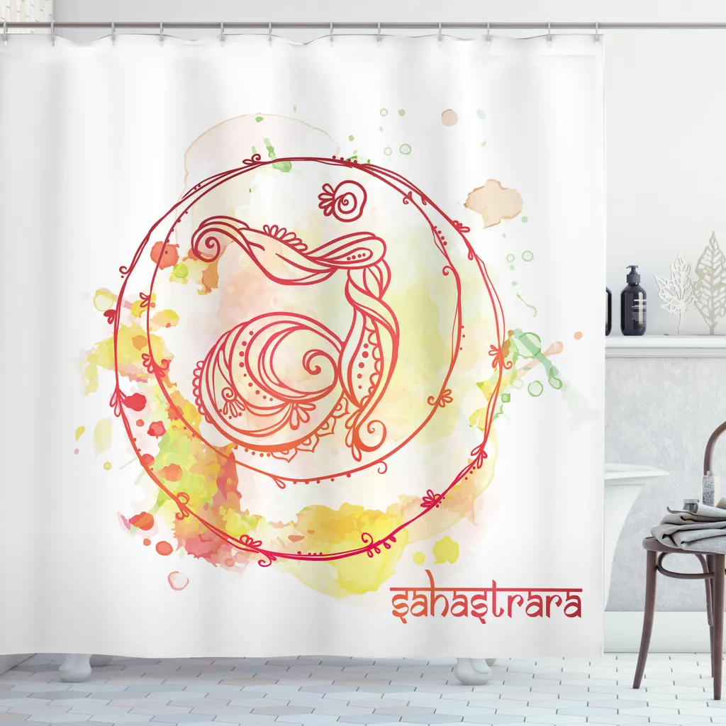 ABAKUHAUS Tenda Doccia Tessuto Tecnico 175x200 - Chakra Antimuffa