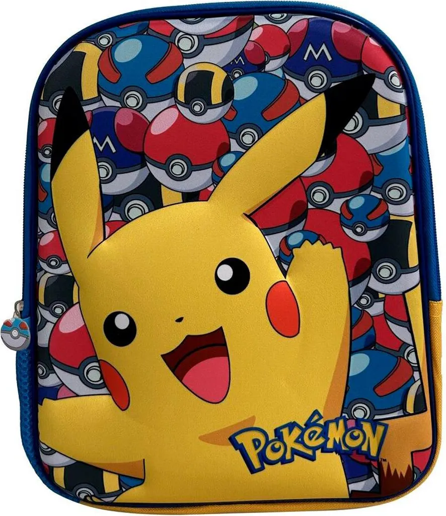 Sac à dos Pokémon 3D ergonomique - Fini les cartables trop lourds 29 cm
