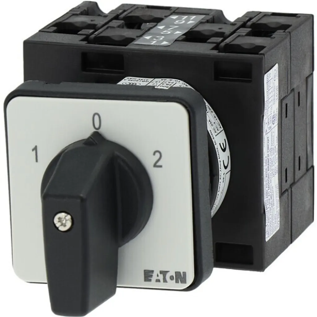 Eaton T3-3-8401/E Interrupteur à bascule 3P noir montage encastré