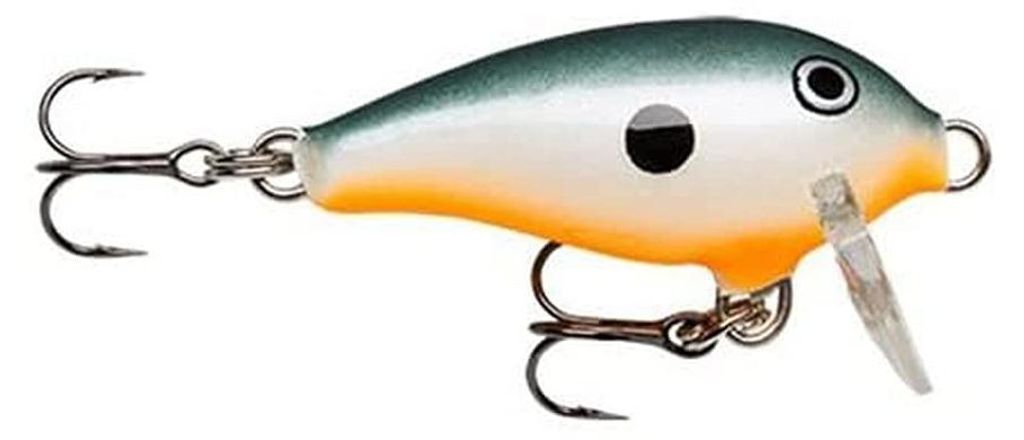 Rapala - Mini Fat Rap Angelköder - Kompaktes Angelzubehör aus Balsaholz - Süßwasser Spinnköder - Lauftiefe 0,9-1,8m - Fischköder 3cm, 4g - He...